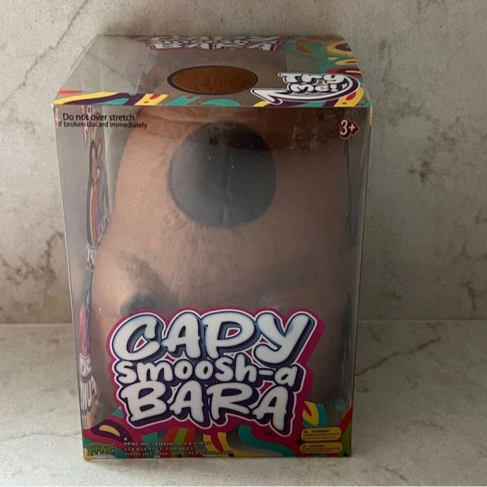 Capy Smoosh-a Bara Squishy Brown Stress Squeeze - New Toys & Collectibles